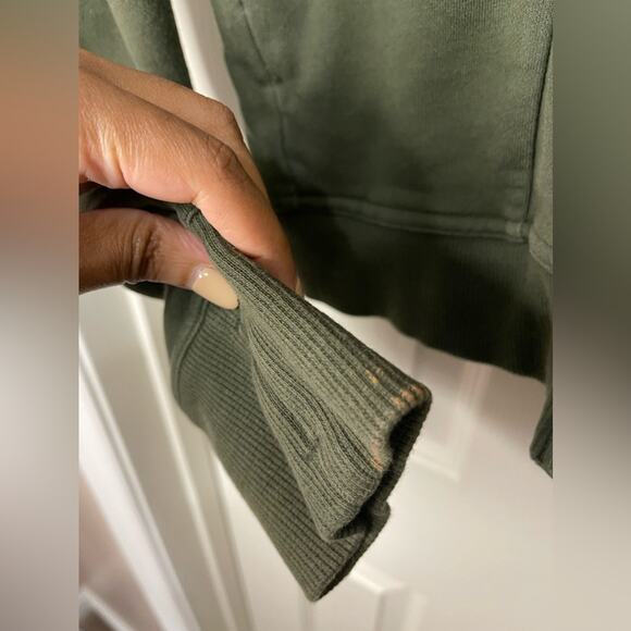 Lululemon Huddle & Hustle Hoodie Active Camo Green size 6 - Picture 9 of 9